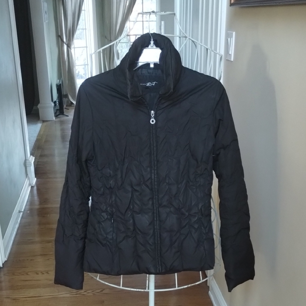 Black Rivet Quilted Jacket